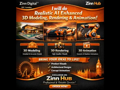 do realistic ai enhanced 3d modeling rendering and animation