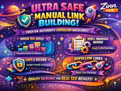 do ultra safe manual link building via high da authority dofollow seo backlinks