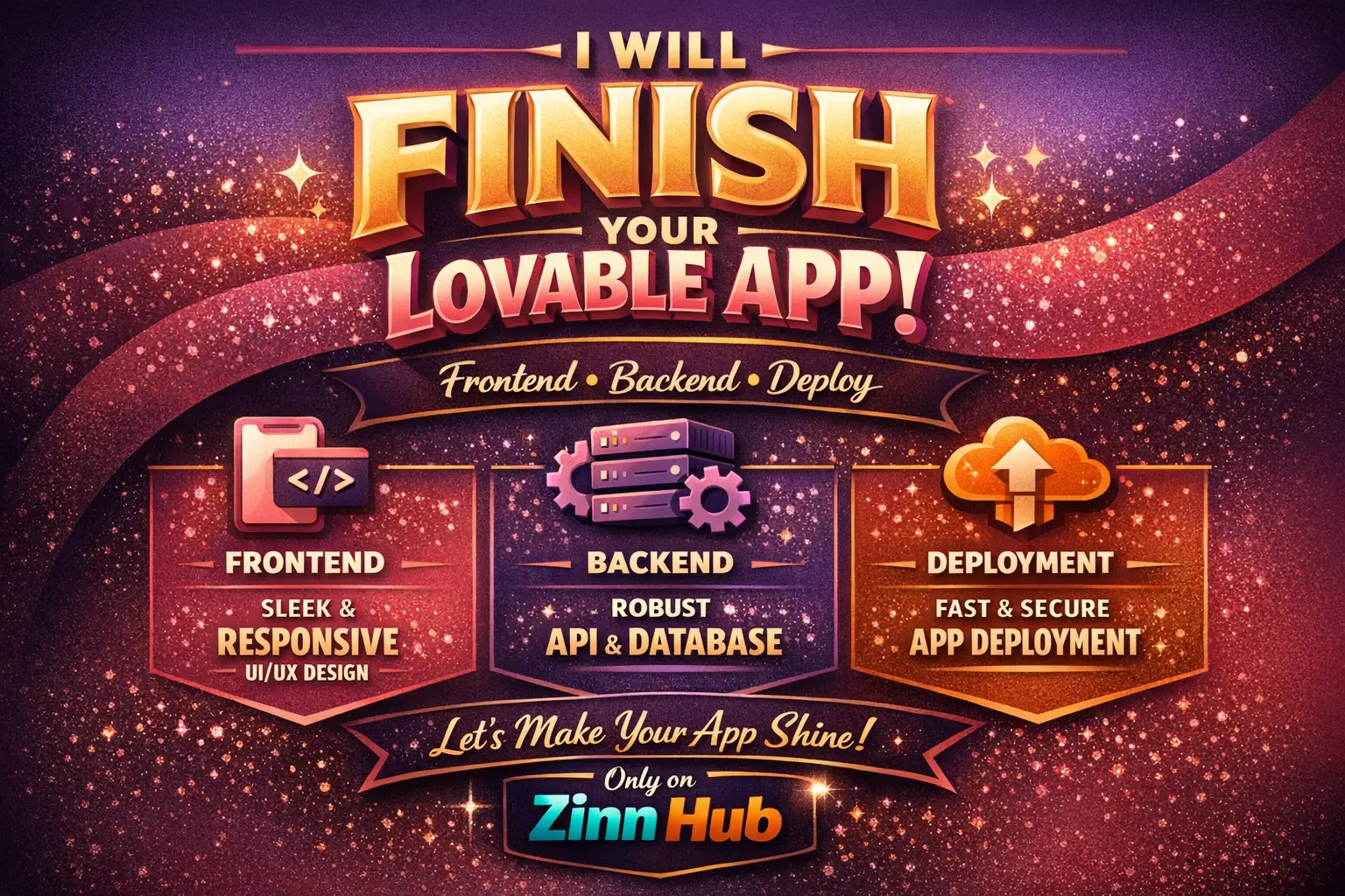 Finish Your Lovable App, Frontend, Backend, Deploy 1 Finish Your Lovable App