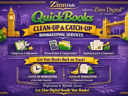 I'll provide QuickBooks clean-up and catch-up bookkeeping services