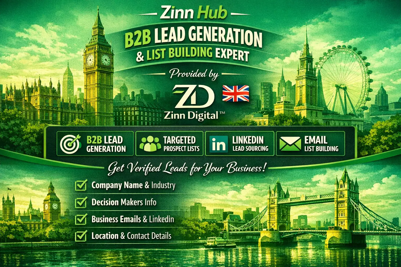 Do B2B Lead Generation, Prospect List, Linkedin, And Email List Building 1 Do B2B Lead Generation