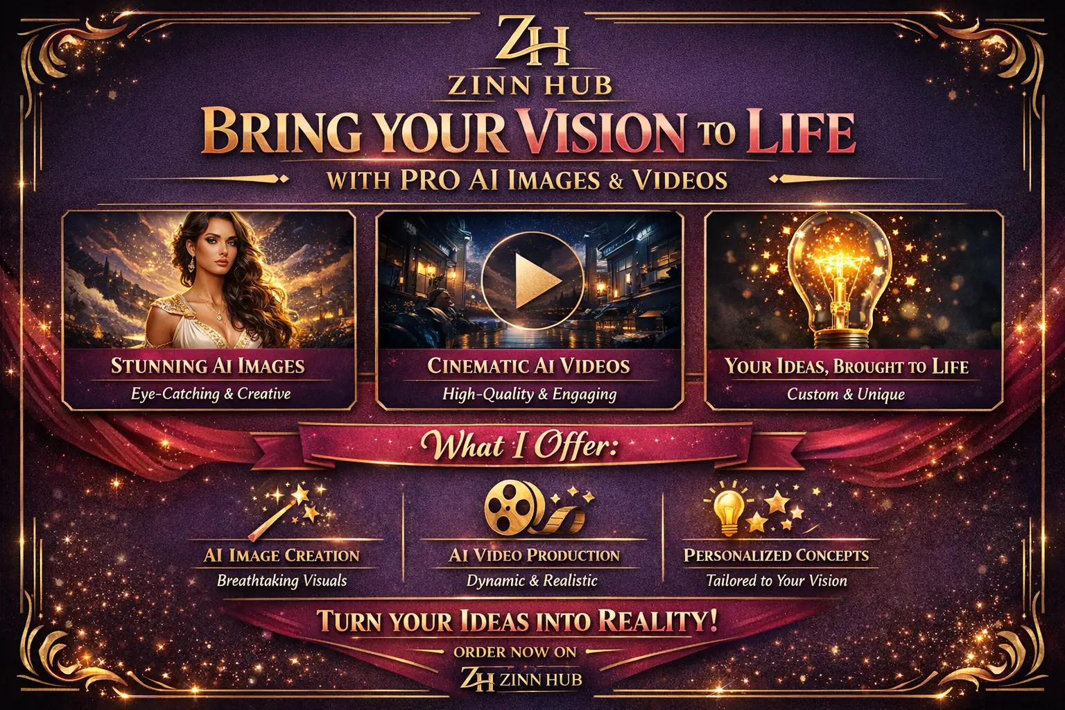 Bring Your Vision To Life With Pro Ai Images Or Videos 1 Bring Your Vision To Life With Pro Ai Images Or Videos