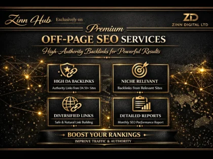 Deliver Comprehensive Monthly Off-Page Seo Services With Premium High-Authority Backlinks By Zinn Digital™