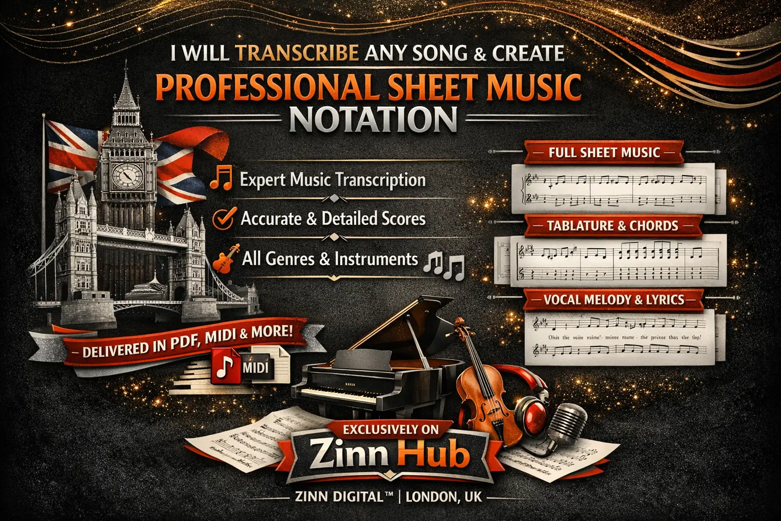 I Will Transcribe Any Song And Create Professional Sheet Music Notation 1 I Will Transcribe Any Song And Create Professional Sheet Music Notation