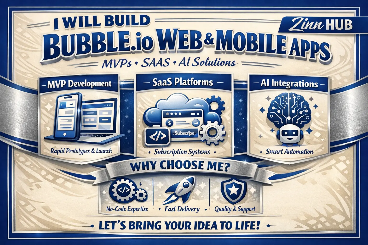 Build Bubble Io Web And Mobile Apps Mvps, Saas, Ai Solutions 1 Build Bubble Io Web And Mobile Apps Mvps