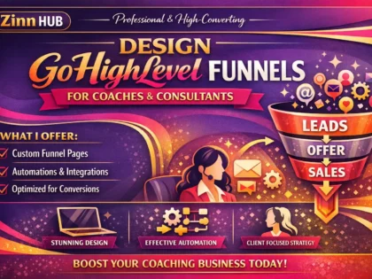 design gohighlevel funnels for coaches and consultants