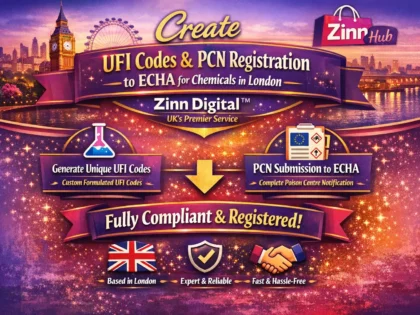 Create Ufi Codes And Pcn Registration To Echa For Chemicals In London