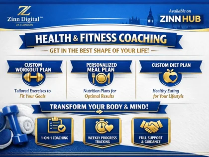 provide health and fitness coaching with customize workout plan
