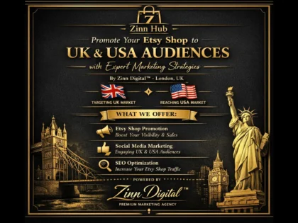 Promote Your Etsy Shop To Uk And Usa Audiences With Expert Marketing Strategies By Zinn Digital ™