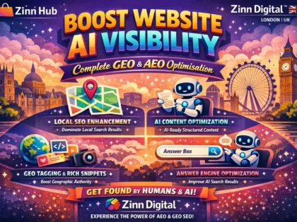 Boost website AI visibility with complete GEO and AEO optimisation