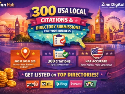 Create 300 Usa Local Citations And Directory Submissions For Your Business