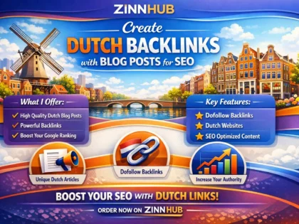 create dutch backlinks with blog post for SEO