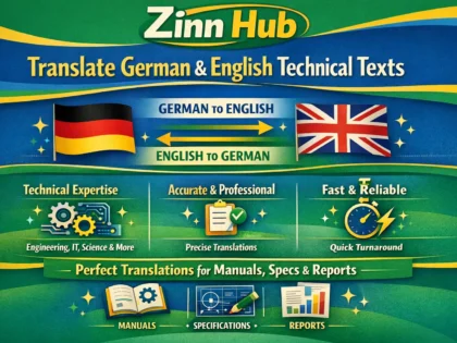 translate german and english technical texts