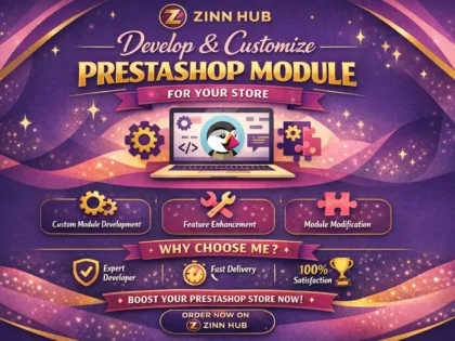 develop and customize prestashop module for your store