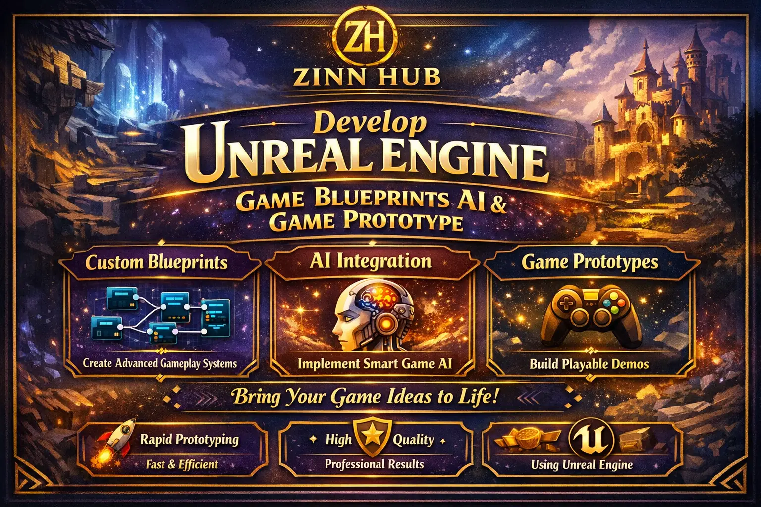 Develop Unreal Engine Game Blueprints Ai And Game Prototype 1 Develop Unreal Engine Game Blueprints Ai And Game Prototype