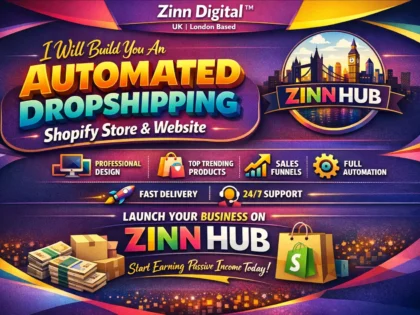 Build you an automated dropshipping Shopify store and website