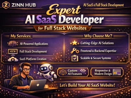 be expert ai saas developer for full stack ai website