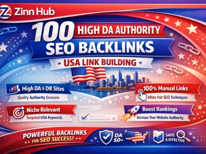 100 high da authority SEO backlinks