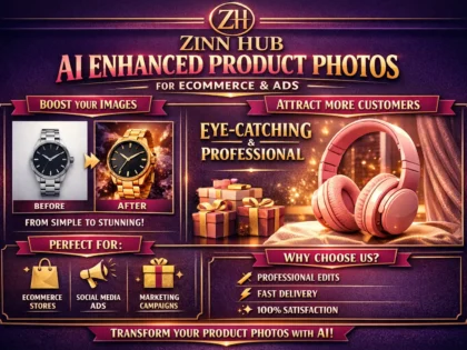 create ai enhanced product photos for ecommerce or ads