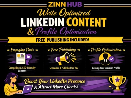 write optimized linkedin content free publishing and profile optmization