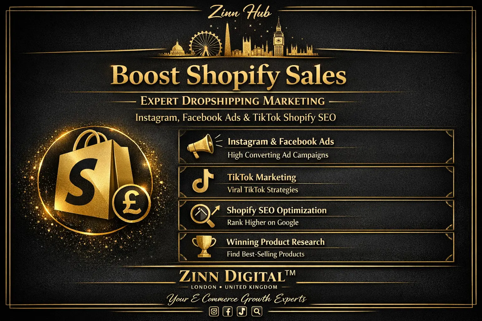 Boost Shopify Sales: Expert Dropshipping Marketing, Instagram, Facebook Ads, Tiktok &Amp; Shopify Seo By Zinn Digital™ 1 Boost Shopify Sales: Expert Dropshipping Marketing