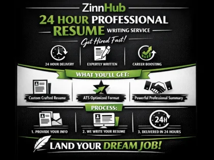 deliver a 24 hour professional resume writing service