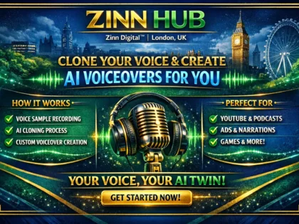 use your voice to clone and create ai voice over for you
