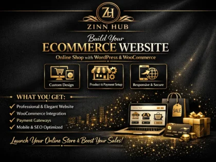 build ecommerce website online shop or webshop with wordpress woocommerce