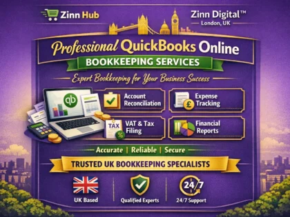 Professional QuickBooks Online Bookkeeping Services by Zinn Digital™