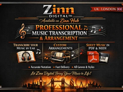Create Professional Music Transcription Or Arrangement Services