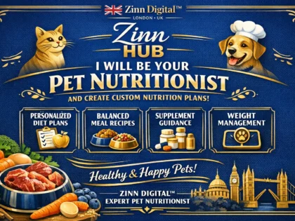 be the nutritionist of your pet and provide nutrition plans