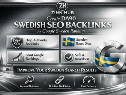 create da90 swedish SEO backlinks for google sweden ranking