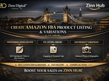 create amazon fba product listing and variation or fix error