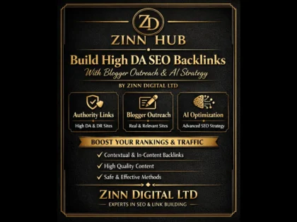 Build High Da Seo Backlinks With Blogger Outreach And Ai Strategy By Zinn Digital ™