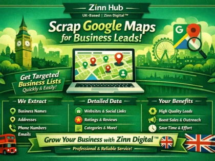 scrap google maps with data scraper for busines leads and business list