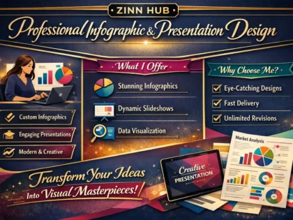 do infographic and presentation design