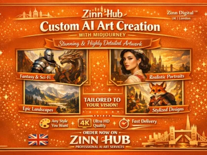 create custom and high detailed ai art using midjourney