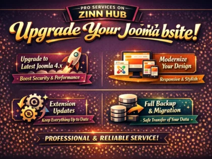 Upgrade Your Joomla Website