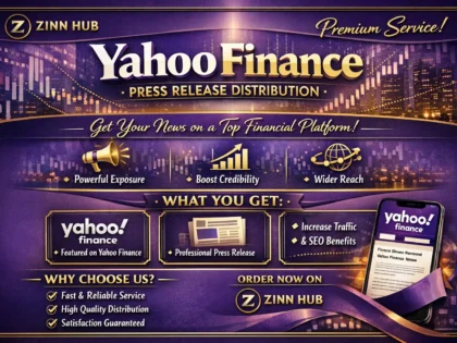 do yahoo finance press release distribution