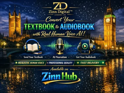 convert text book to audio book with real human voice ai