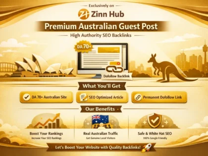 do premium quality australian guest post dofollow SEO backlink