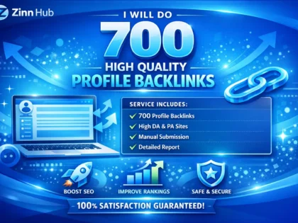 do 700 high quality profile backlinks