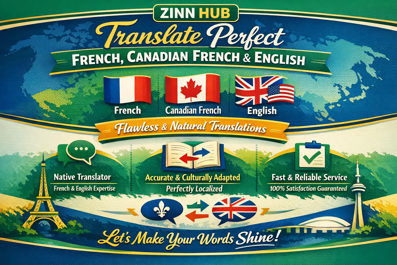 Translate Perfect French, Canadian French, And English 1 Translate Perfect French