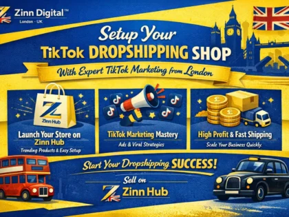 Setup TikTok dropshipping shop with expert TikTok marketing from London