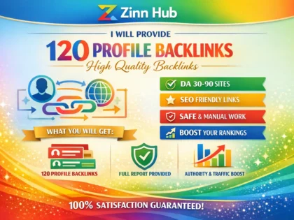 Provide 120 High Quality Profile Backlinks