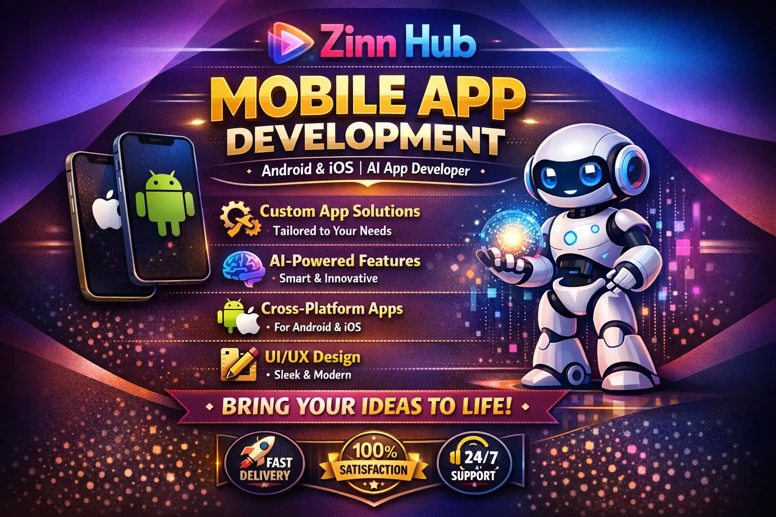 Do Mobile App Development For Android And Ios App, Ai Mobile App Developer 1 Do Mobile App Development For Android And Ios App