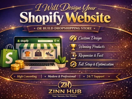 Do Shopify Website Design Or Build Shopify Dropshipping Store