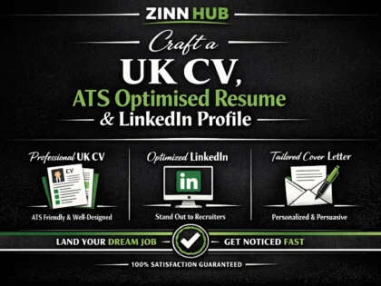 craft a high impact UK CV ats optimised resume and linkedin profile