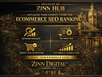 optimize website for ecommerce seo on shopify store ranking