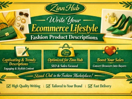 write your ecommerce lifestyle fashion product descriptions
